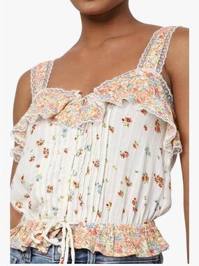 American Eagle V Neck Babydoll Cami, Cottagecore, Coquette, Festivals, Bohemian